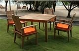 47 Square Table + Brianna Dining Armchair by Anderson Teak