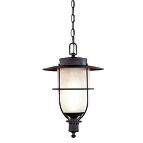 World Imports 9076-99 Madrid Glass in Iron1 Light Hanging, Title 24, Wrought Iron by World Imports