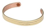 Sabona Gold Classic Copper Magnetic Bracelet, Size XL