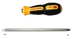 2 Way Reversible 6mm Metal Slotted Philips Screwdriver