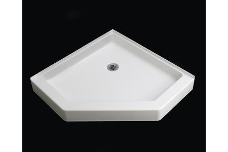 Sterling 72041100-0 Intrigue Shower Receptor Only Neo-Angle 39 x 39 White