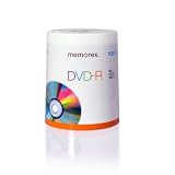 Memorex DVD-R 16x 4.7GB 100 Pack Spindle Printable by 