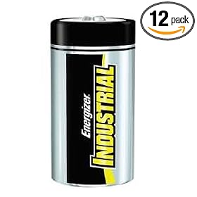 Energizer D Alkaline Industrial Batteries, Box of 12
