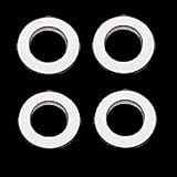 Cragar 27721-4: Lug Nuts, Shank with Washer, 7/16 in. x 20 RH, Closed End, Chrome Plated Steel, Set of 4