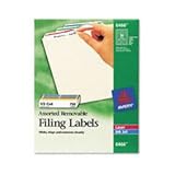 Avery Removable 2/3 x 3 7/16 File Folder Labels 750 Pack