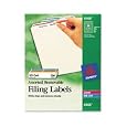 Avery Removable 2/3 x 3 7/16 File Folder Labels 750 Pack (6466)