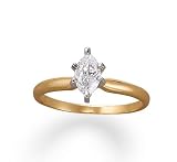 1/4 to 1/2 ct. Marquise Diamond Solitaire Engagement Rings