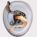 Snakes In The Toilet Seat Cover