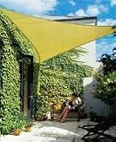 Coolaroo 443130 11 Foot 10 Inch Triangle Deluxe Shade Sail with DIY Accessories Kit - Terracotta