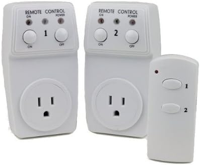 2 Pack Wireless Remote Control Electric AC Power Outlet Plug Switch Socket NEW