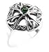  : AGATE CELTIC CROSS STERLING SILVER RING