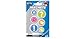 Board Dudes Glass Symbol Magnets, Assorted Sizes and Symbols, 6-Count (14702)