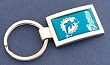 Miami Dolphins Curved Keychain Key Chain NFL