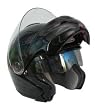 New DOT APPROVED VOX FLIP UP Full Face MODULAR MOTORCYCLE Bike HELMET Same Black Color as the Honda CBR1000RR, Honda CR51, 2005 Honda 919, Honda Interceptor, Honda 599, 2006 Honda CBR600RR Honda ST1300 -BLACK -LARGE Not HJC!