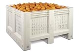 Macrobin 24 Vented Bulk Container Ivory