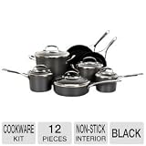 KitchenAid Gourmet Hard Anodized Nonstick 12-Piece Cookware Set KitchenAid Gourmet Hard Anodized Nonstick 12-Piece Cookware Set