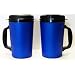 2 Aladdin Foam Insulated Coffee Mug 20 oz w/Lids Blue