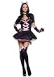 6PC Kitty Cat Dress Sexy Holiday Party Costume