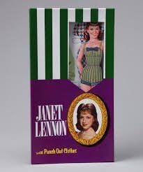 Janet Lennon with Punch Out Clothes