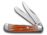 Best sale price for CASE XX Sunset Bone Texas Tiny Trapper 1/300 Pocket Knife Knives. Free Shipping.