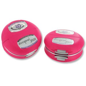 Discgear Portable 40 Disc Storage Case (Discus 40, Pink)