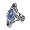 Carolyn Pollack Sterling Silver Blue Chalcedony Kyanite Brilliance Ring