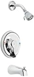 Moen 8389 Commercial Single-Handle Pressure Balancing Tub and Shower Valve with Diverter Spout, Chrome