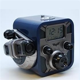 Digital Blue Batman Alarm Clock Radio