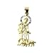 14kt YG Saint Lacaro Charm
