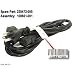 Compaq 8Ft Ac Power Cord (Black) Australia/New Zealand - Refurbished - 100661-001