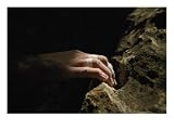 A Close View of a Climbers Hand Utilizing a Natural Hold College Photographic Poster Print by Bobby Model, 24x18