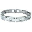 Stainless Steel Polished Bracelet - 8.5'' long