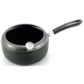 【クリックで詳細表示】パール金属 楽天家 鉄製 温度計付 片手天ぷら鍋 20cm H-8936