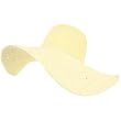 Light Vented Sun Beach Hat Floppy Soft 5" Brim Ivory