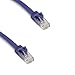 Kentek 35 Feet FT CAT6A UTP Patch Cable 24 AWG 600 MHz 10G 10Gbps Category 6a Unshielded Twisted Pair Snagless Molded Boot Ethernet RJ45 Network Internet Cord Purple