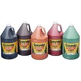 Crayola 54-2128-034 Washable Paint, Gallon Size, Yellow, 1 Unit