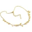 Gold Plated Brass Necklaces, 16 Inches