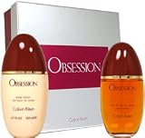 Obsession by Calvin Klein for Women 2 Piece Set Includes: 3.4 oz Eau de Parfum Spray + 6.7 oz Perfumed Body Lotion
