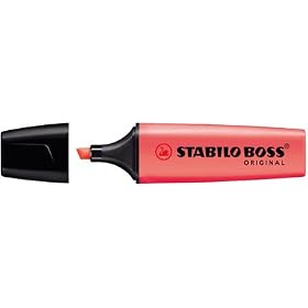 Stabilo Boss-surligneur Stabilo Boss Rouge