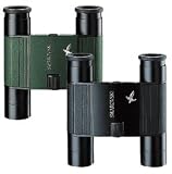 Swarovski 10 x 25 B-P Pocket, Water Proof Roof Prism Binocular with 5.4 Degree Angle of View, Green.