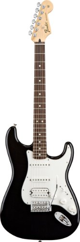 Fender Standard Stratocaster HSS Electric Guitar, Black Rosewood Fingerboard