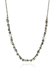 Sorrelli "Pewter" Crystal Classic Silver-Tone Necklace