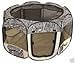 Zebra Pet Tent Exercise Pen Playpen Dog Crate XS