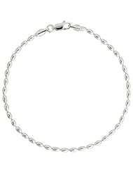 Sterling Silver Italian Oval Pallini Bead Ball Chain Necklaces & Bracelets 2.3mm Nickel Free, sizes 7 - 30 inch