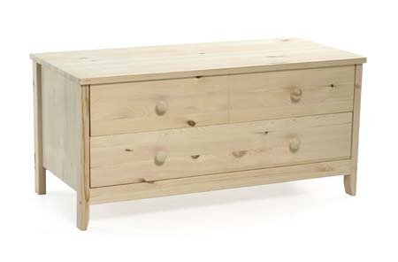 Kitchen: Ewins Summerset Solid Pine 2 Drawer Storage Chest