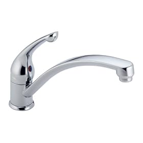 Delta 141-WF Signature Single-Handle Kitchen Faucet, Chrome by Delta Faucet