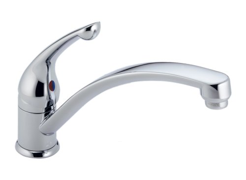 Delta Faucet 141-WF Signature Single-Handle Kitchen Faucet, Chrome