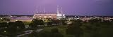 High Angle View of a Building Lit Up at Dusk, San Antonio Spurs, San Antonio Photographic Poster Print by Panoramic Images, 24x8