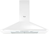 Hotpoint-Ariston - HES 92 F HA WH - Hotte D&eacute;cor / Chemin&eacute;e - Int&eacute;grable - 89,9 cm - Blanc