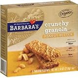 Barbara'S Bakery Organic Peanut Butter Granola Bar ( 12x7.4 OZ)